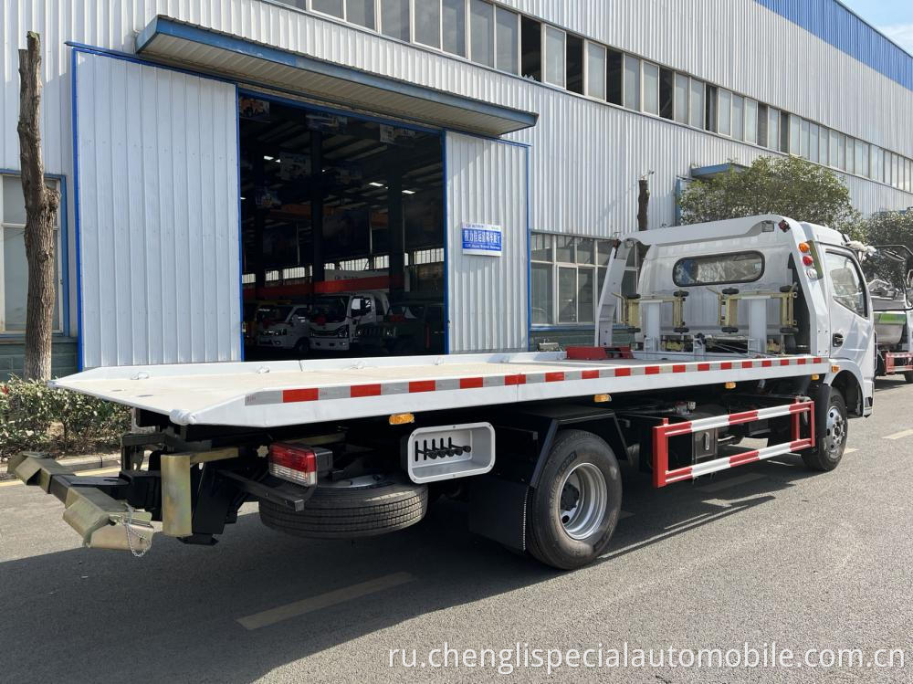 Dongfeng 4x2 Flatbed Wrecker Tow Trucks For Sale 5 Jpg